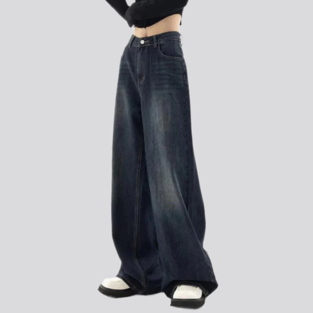 Street Damen High-Waist-Jeans
