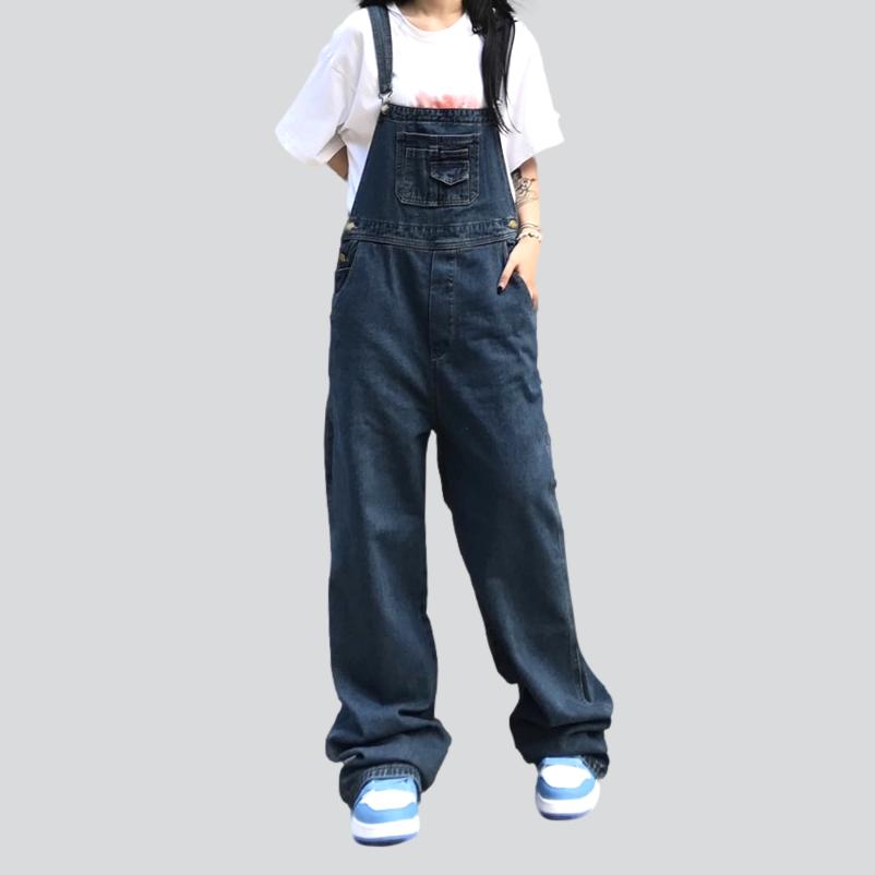 Urban Baggy Damen Jeans-Jumpsuit