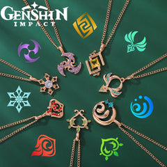 Genshin Impact Vision-Anhänger-Halskette