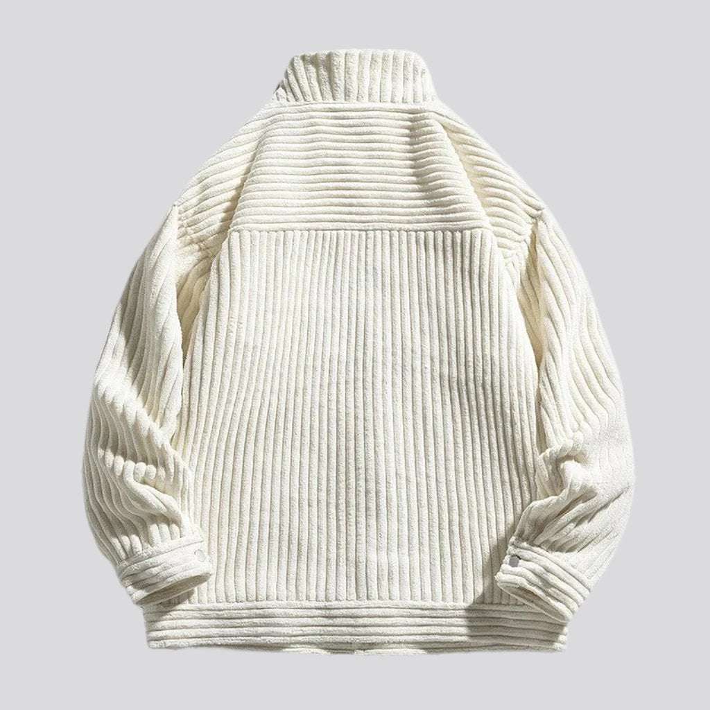 Corduroy men denim jacket