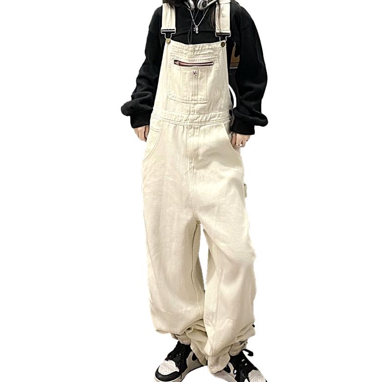 Urban Baggy Damen Jeans-Jumpsuit