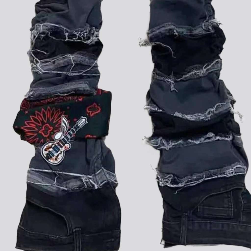 Vaqueros de corte bota para hombre