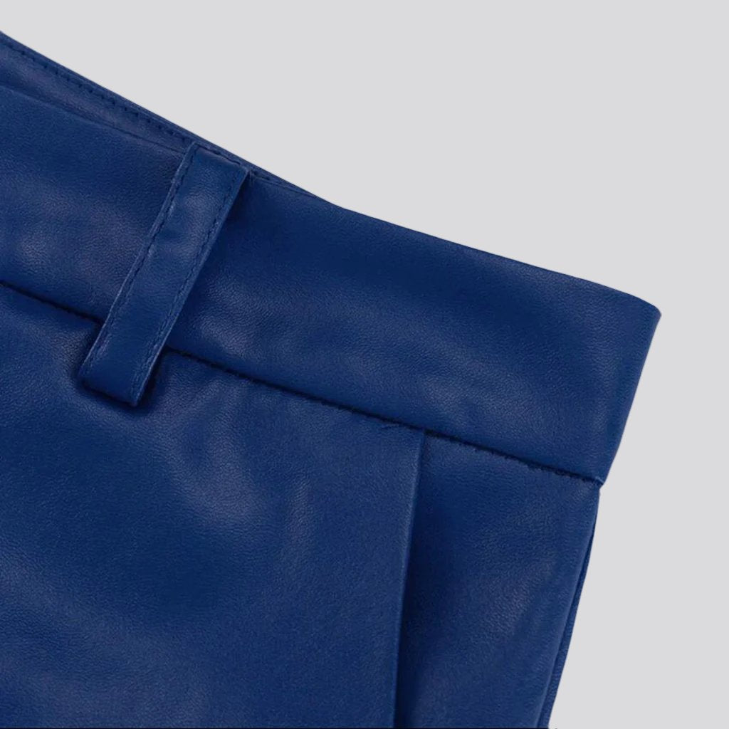 Weite Wachsjeanshose für Damen