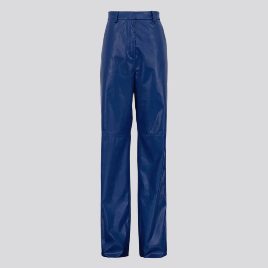 Weite Wachsjeanshose für Damen