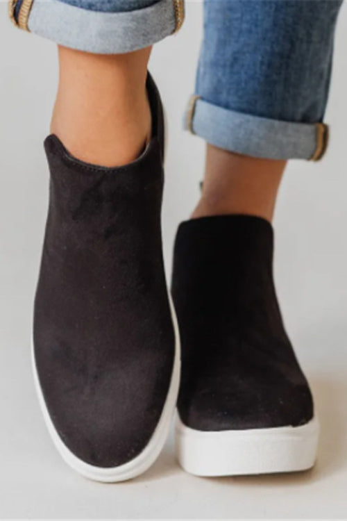 Wedge Heel Ankle Bootie