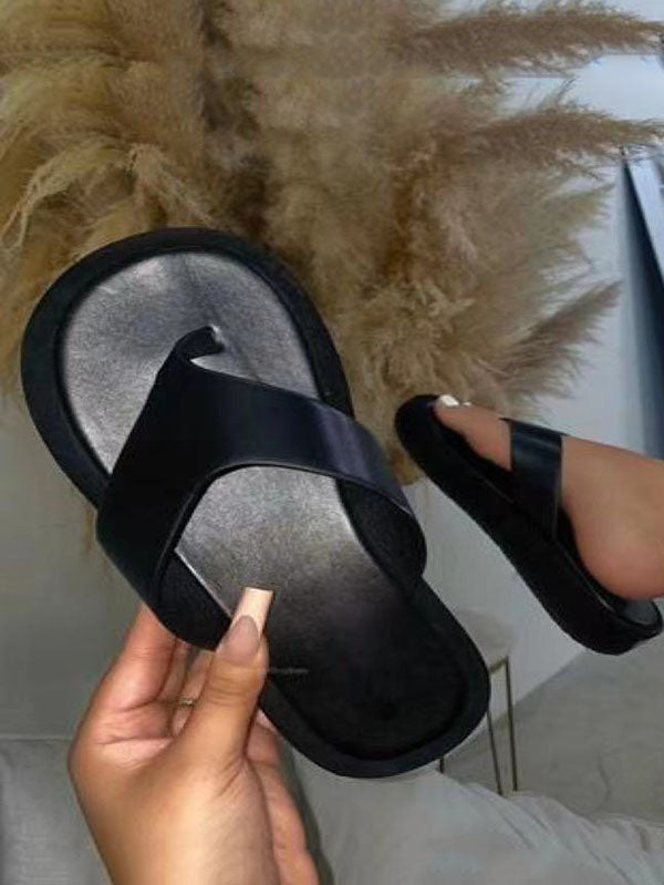 Lässige Hausschuhe mit Clip-Toe