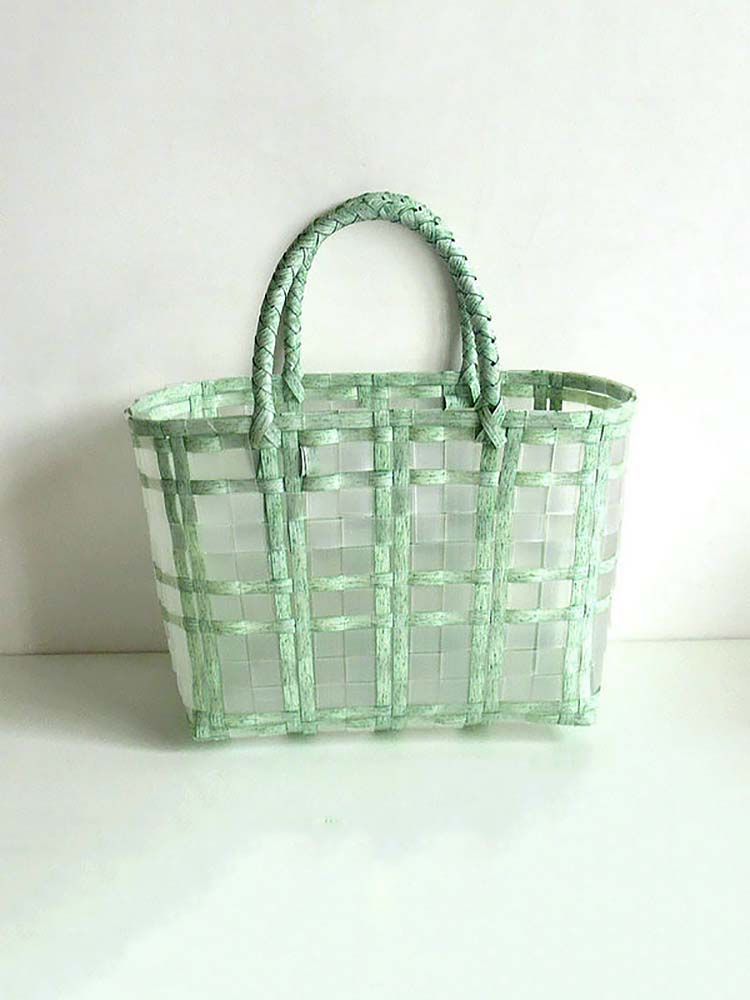 Strandtasche in Korbform