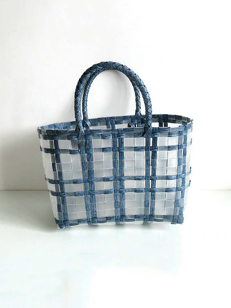 Strandtasche in Korbform