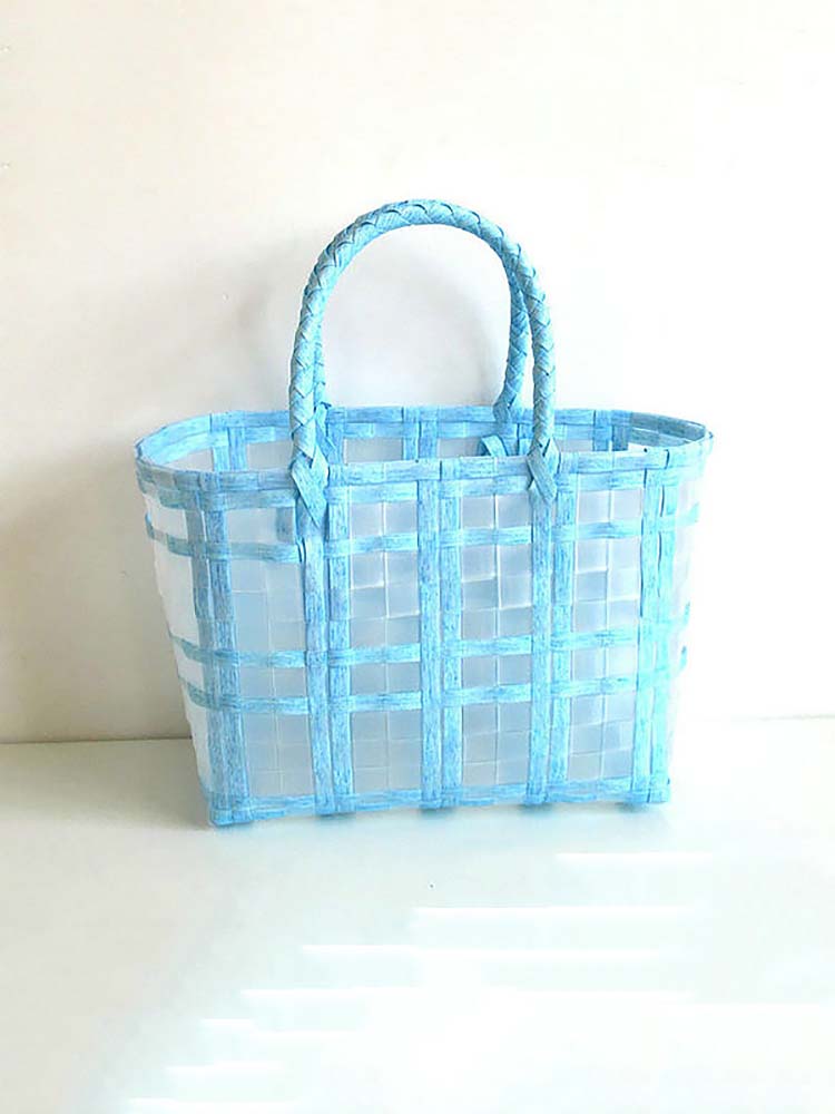 Strandtasche in Korbform