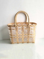 Strandtasche in Korbform
