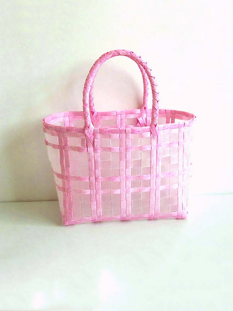 Strandtasche in Korbform