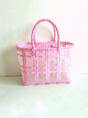 Strandtasche in Korbform