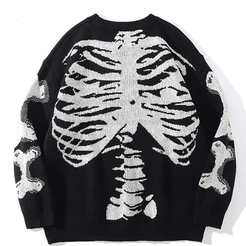 Skelettpullover für Herren