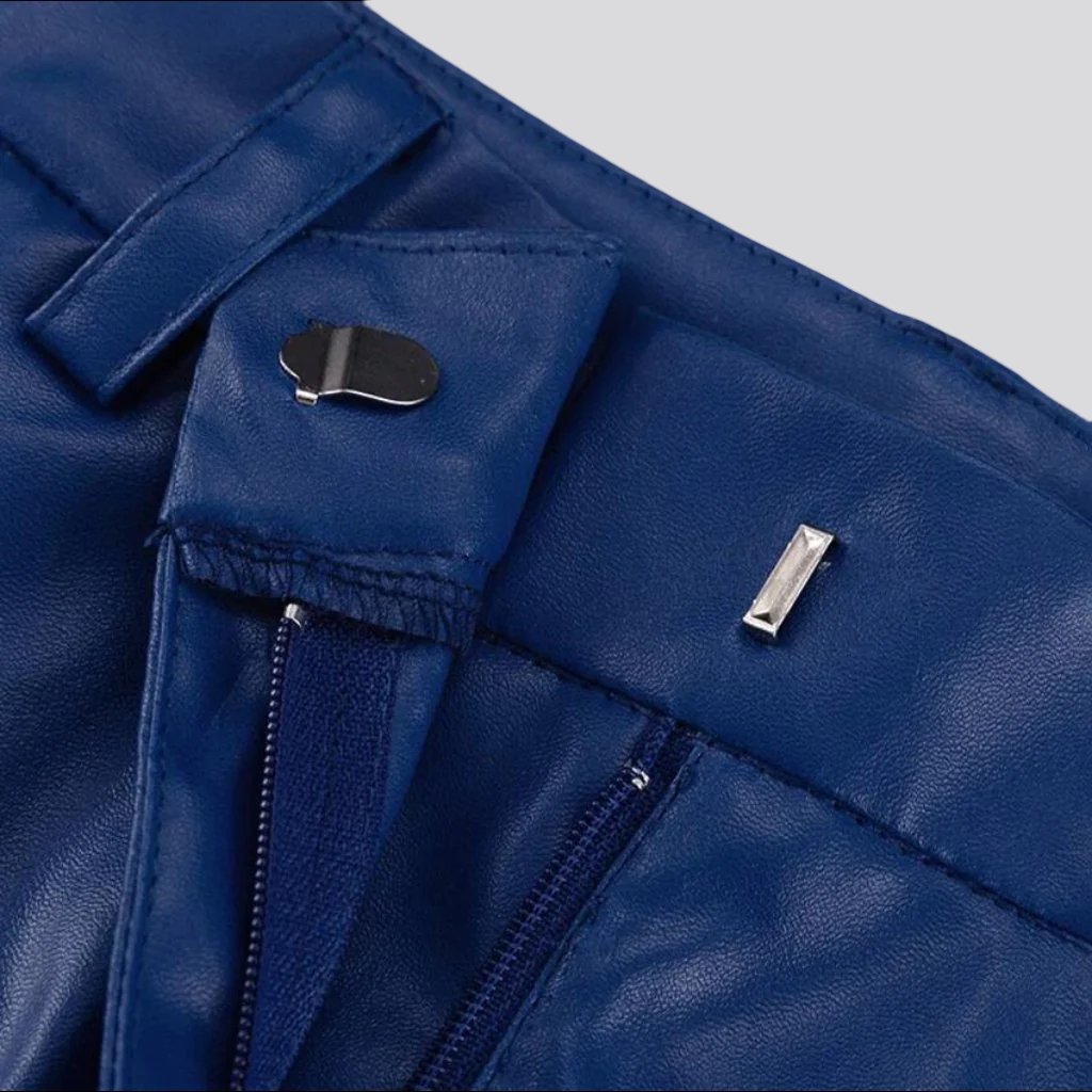 Weite Wachsjeanshose für Damen