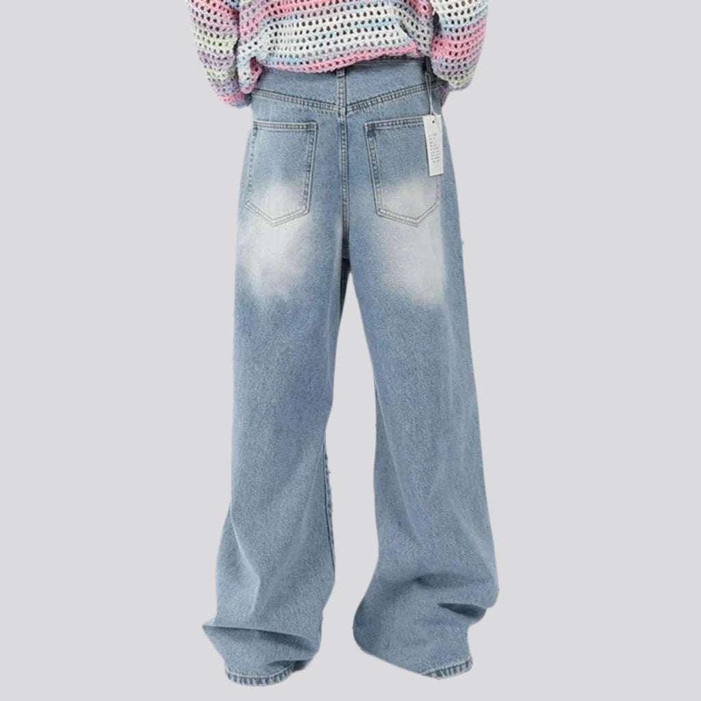 Vaqueros grunge para hombre