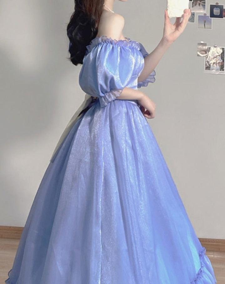 Vestido largo de princesa de la cabaña de hadas