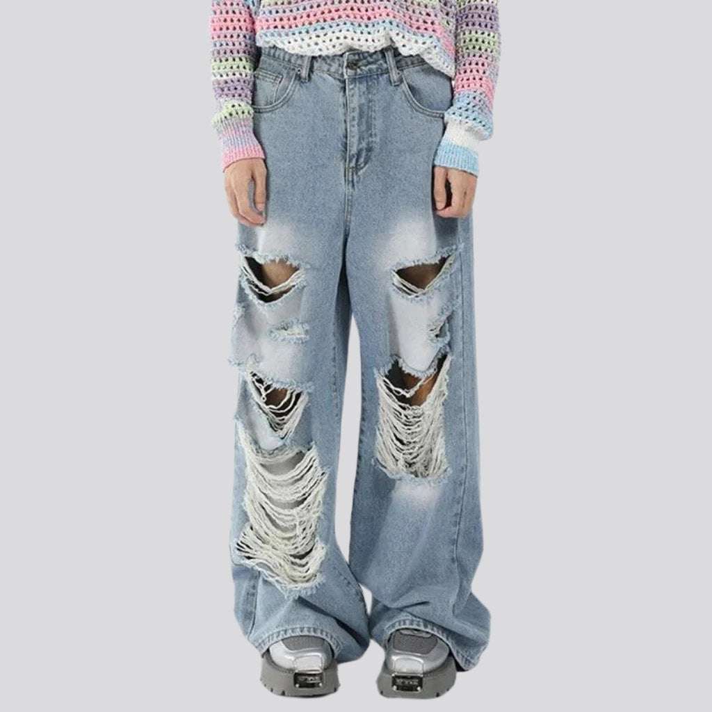 Vaqueros grunge para hombre
