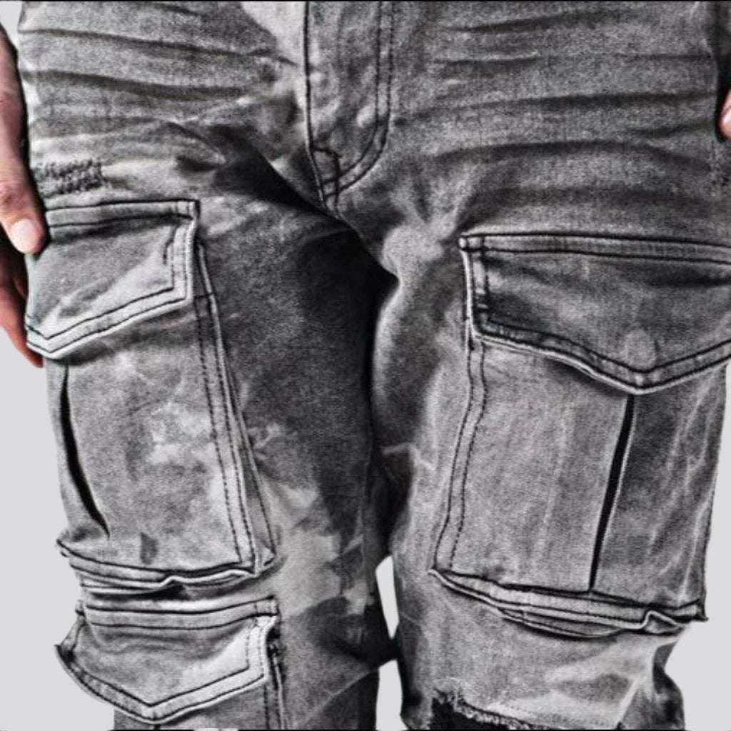 Herrenjeans mit mittlerer Taille