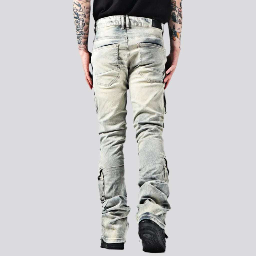Herrenjeans mit mittlerer Taille