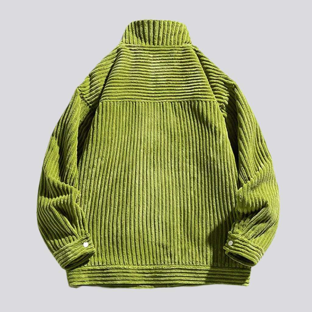 Corduroy men denim jacket