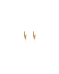 Pendientes de botón "Velocidad de la Luz" - Oro