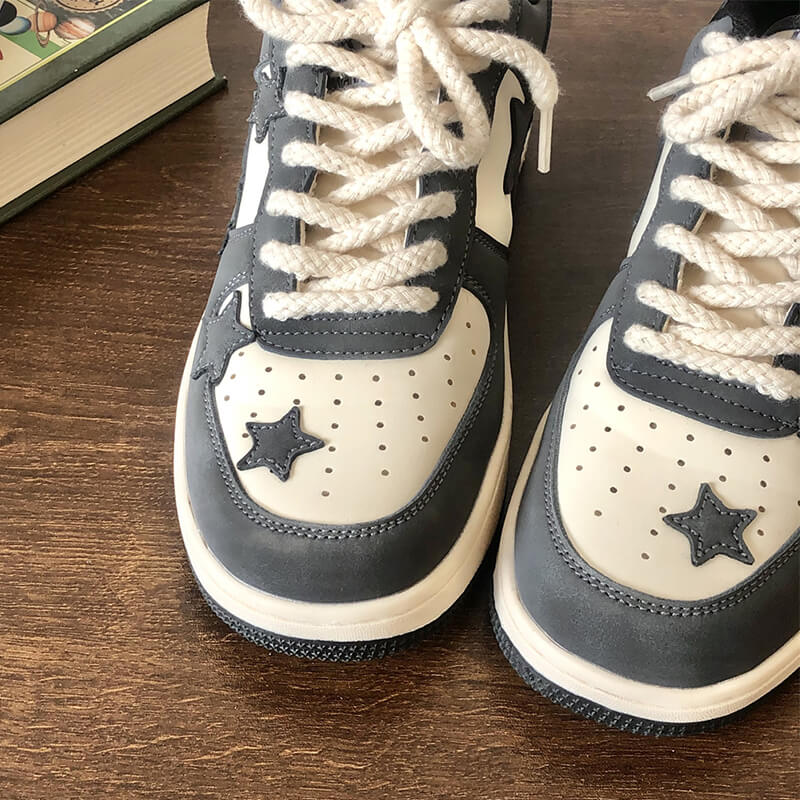 Y2K Sterne Patchwork Ästhetische Baddie Damen Sneakers
