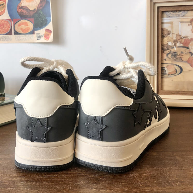 Y2K Sterne Patchwork Ästhetische Baddie Damen Sneakers