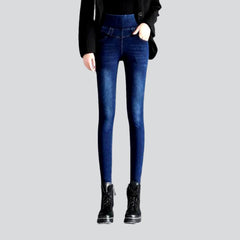 Stonewashed Damen Freizeitjeans