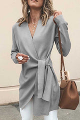 Cárdigan holgado liso de moda (4 colores)
