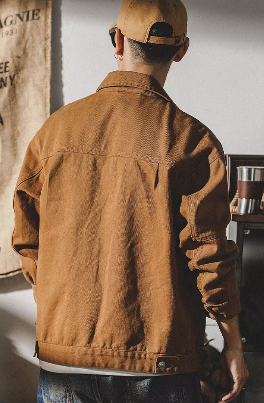 Y2k men's jeans jacket