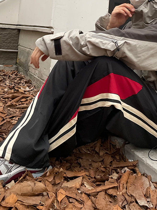 Lockere Jogginghose mit Streifenmuster für Herren