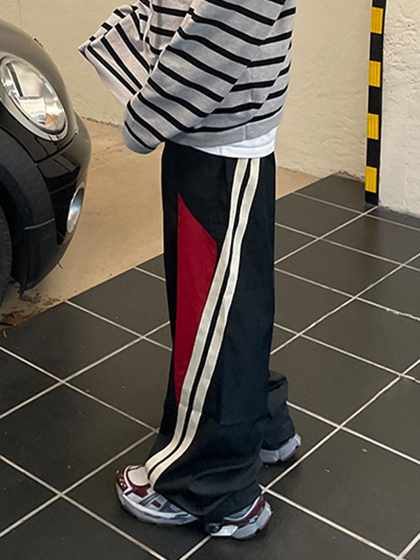 Lockere Jogginghose mit Streifenmuster für Herren