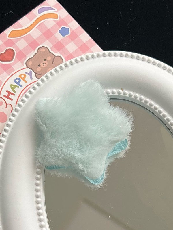 Pinza para el cabello difusa con patrón de estrellas