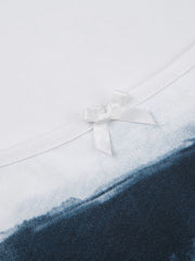 Kurzes Cami-Top mit Siebdruck