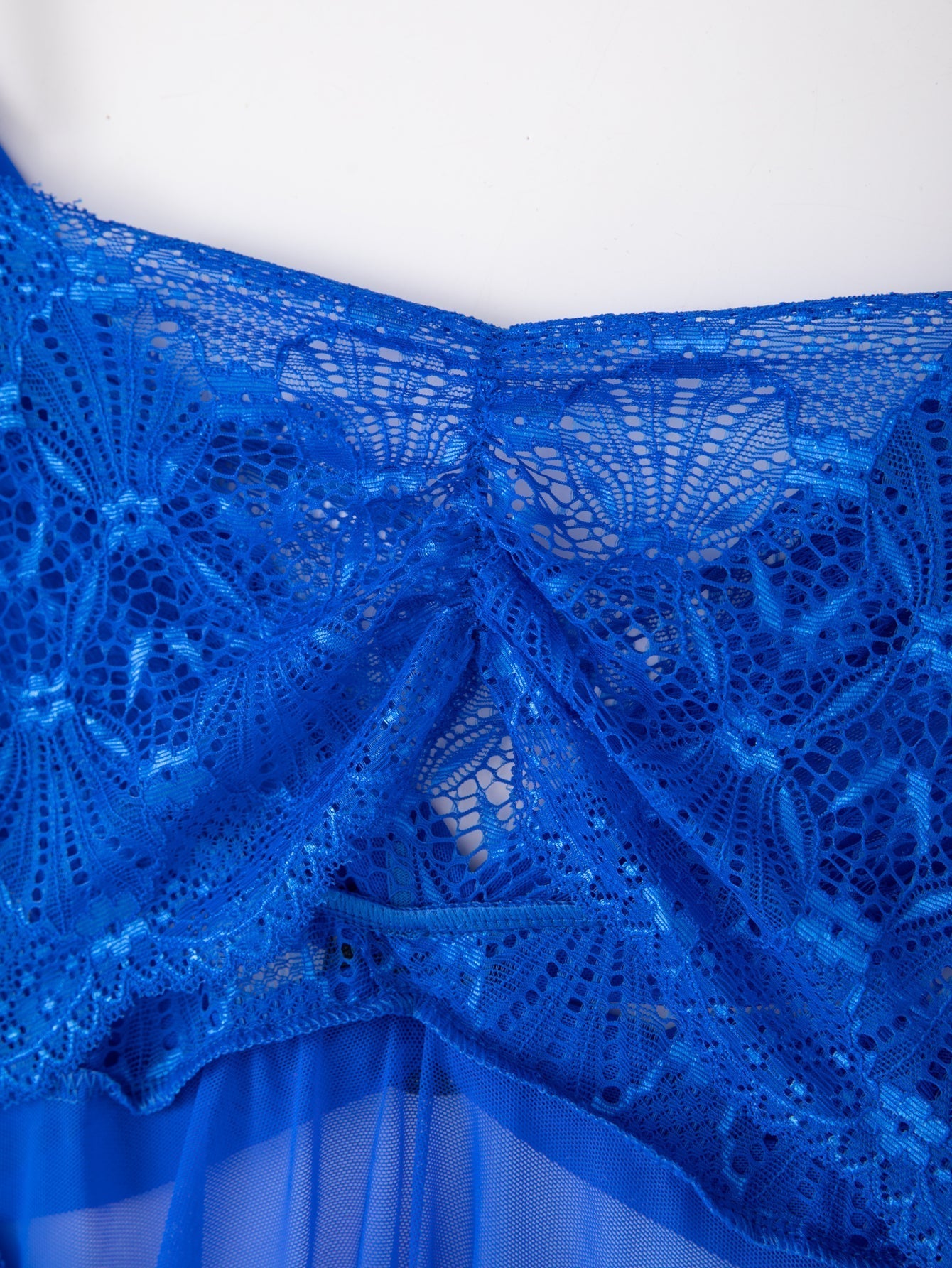 Woman's Sexy Charming Lingerie Sleep Dress Short Pajamas Lace Fabric Back Opening Suspender Skirt