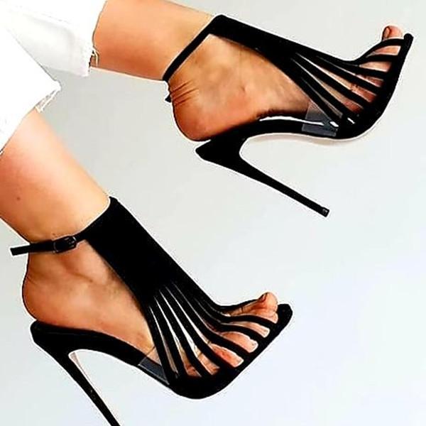 Multi Strap Adjustable Buckle Stiletto Heels Pairmore