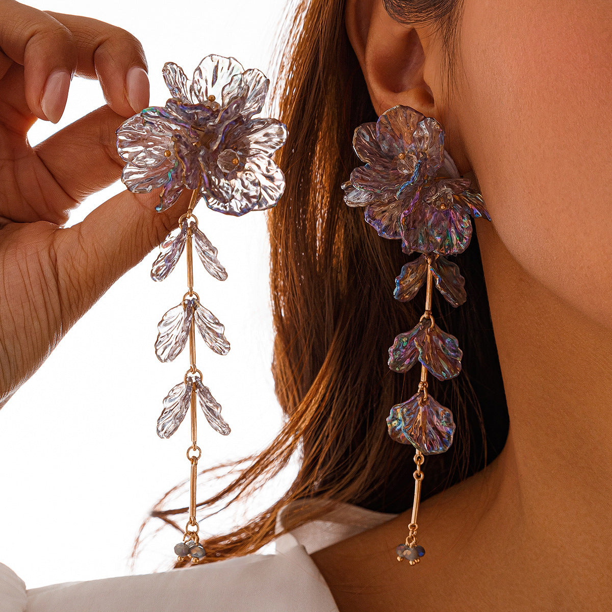 Pendientes de flores 