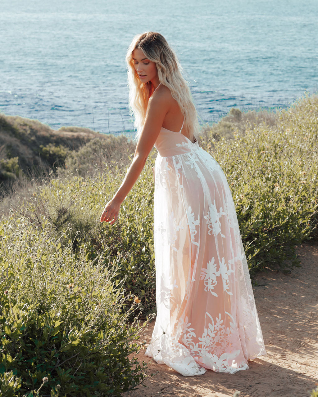 Antonia Maxikleid - Weiß