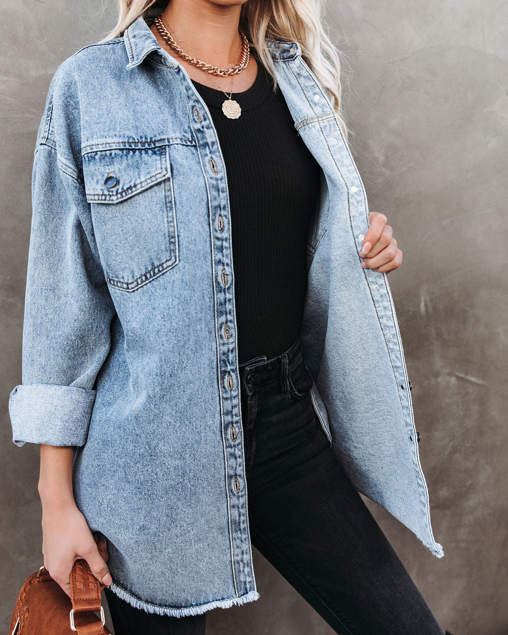 Chaqueta vaquera con bolsillos Boyd 