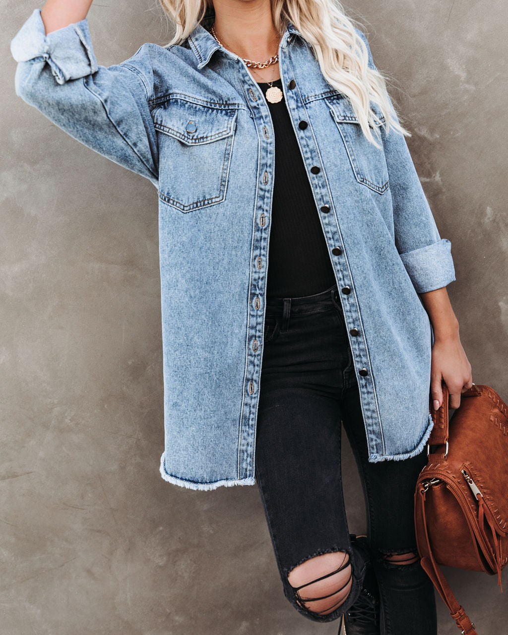 Chaqueta vaquera con bolsillos Boyd 