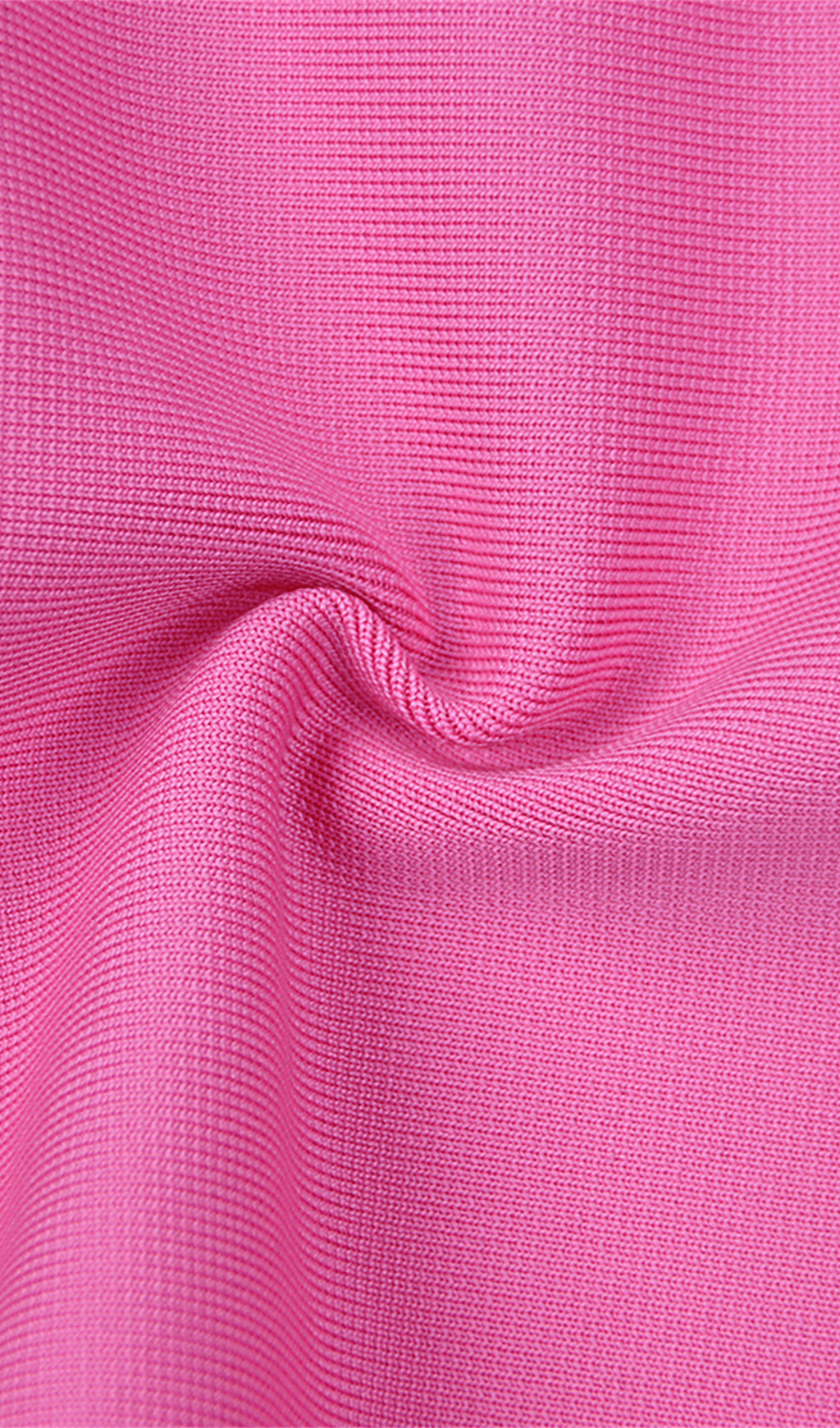 Stretch-Minikleid mit langen Ärmeln in HYPER Pink