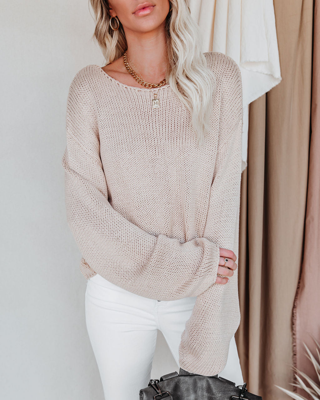 Christian Strickpullover - Weizen