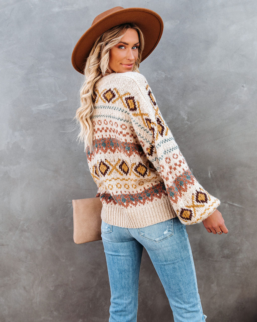 Country Cottage Button Front Relaxed Cardigan - FINAL SALE VERY-001