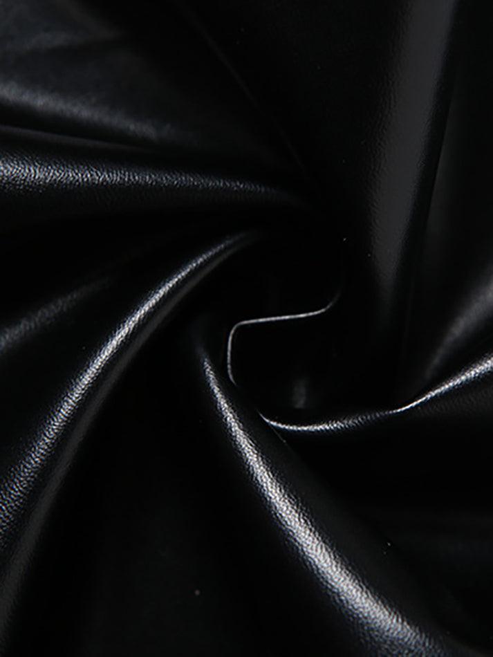 PU-Hose mit Cut-outs und Schnürung
