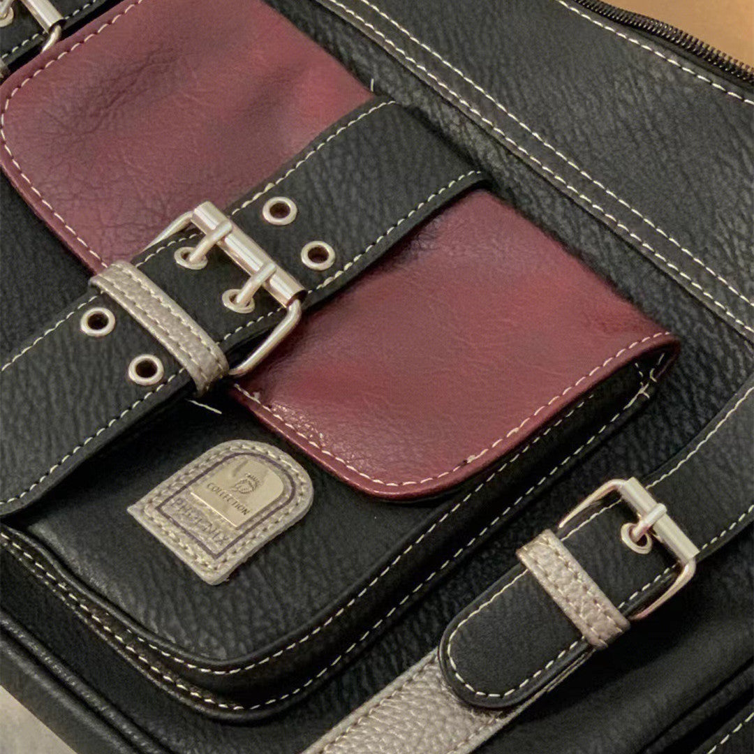 90er Vintage Pu Leder Y2K Umhängetasche
