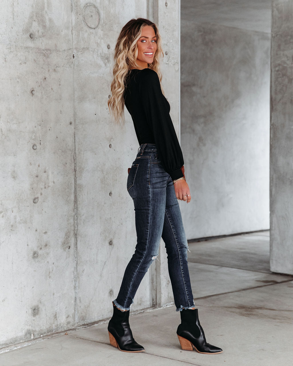 Dressed To The Nines Strickbody - Schwarz
