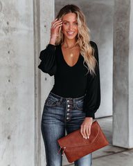 Dressed To The Nines Strickbody - Schwarz