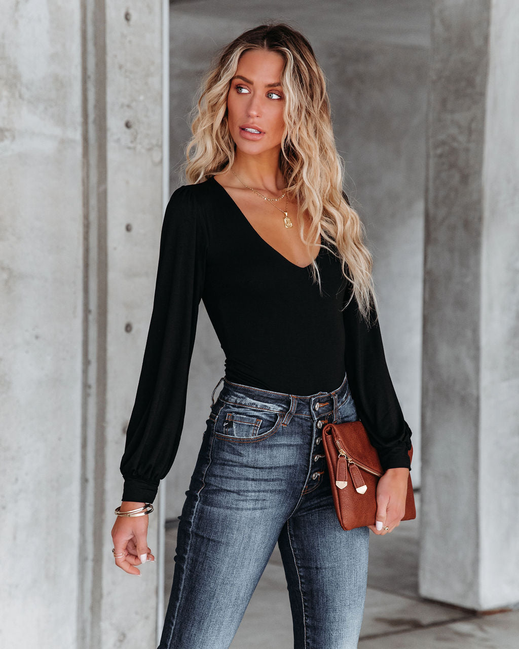 Dressed To The Nines Strickbody - Schwarz