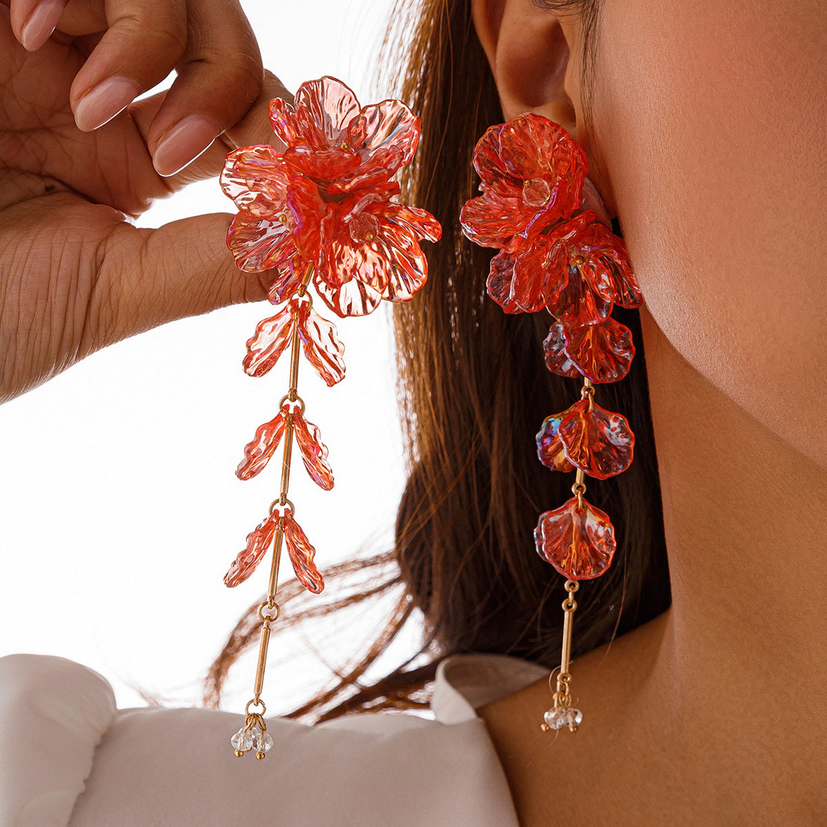 Pendientes de flores 