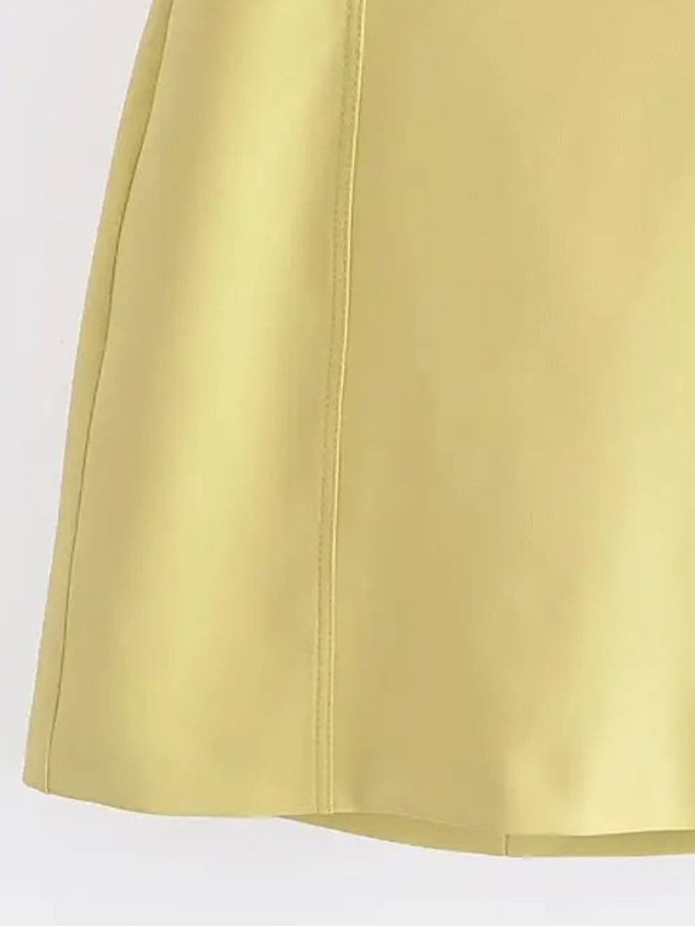 Vestido mini con aberturas y sin tirantes Freya